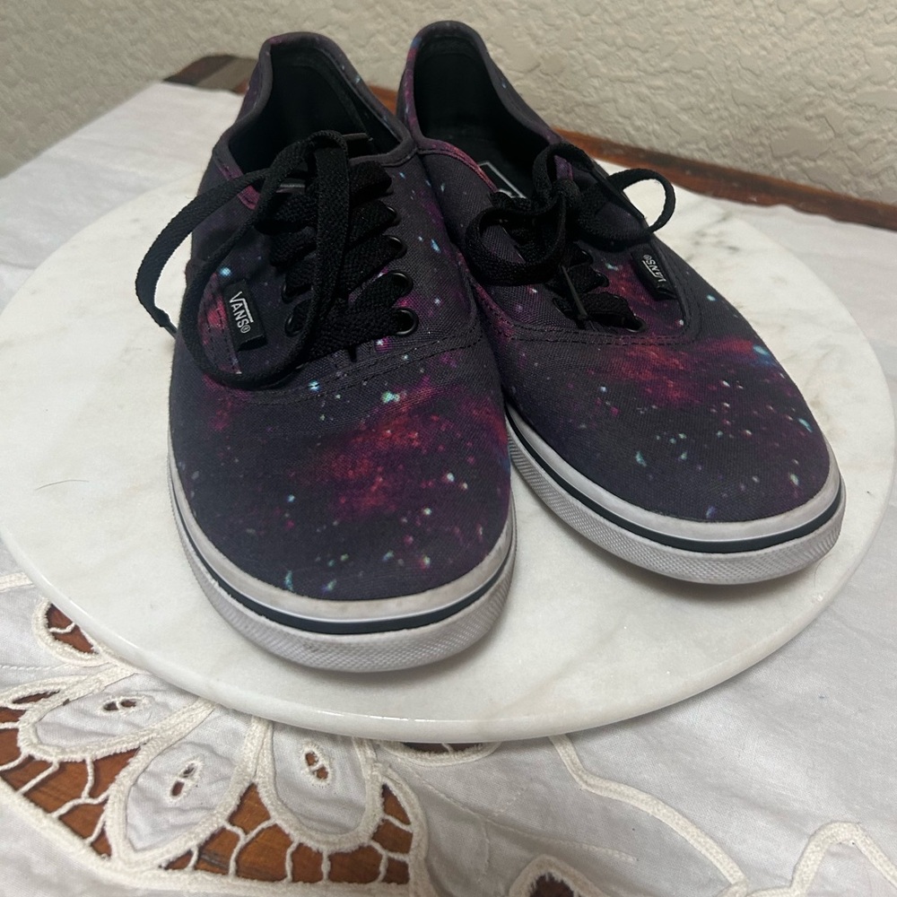 Vans Off The Wall Low Galaxy Purple Unisex Skateboard Beaters Men 5.5, Women’s 7